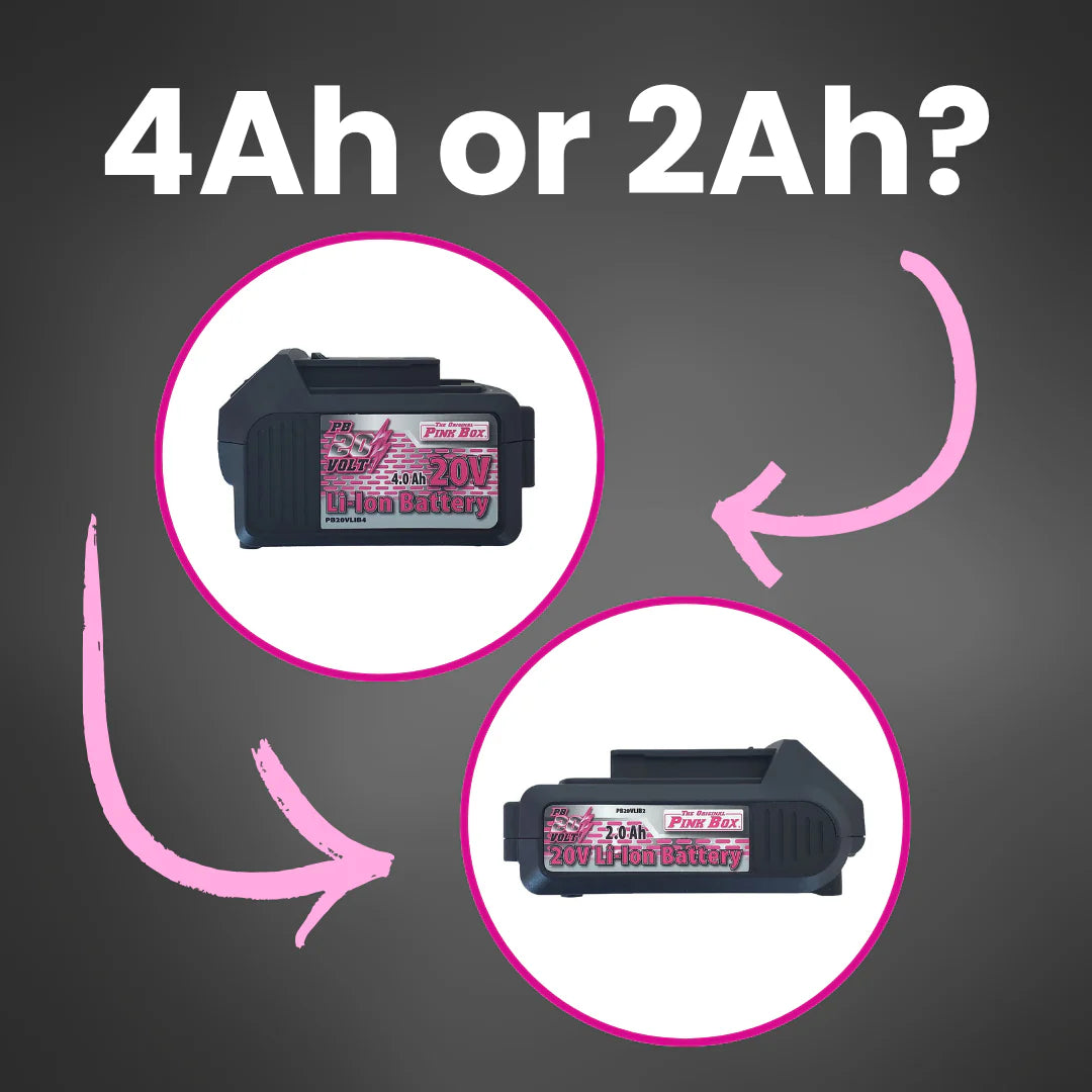 Power Up: A Comparison of 2Ah and 4Ah Batteries