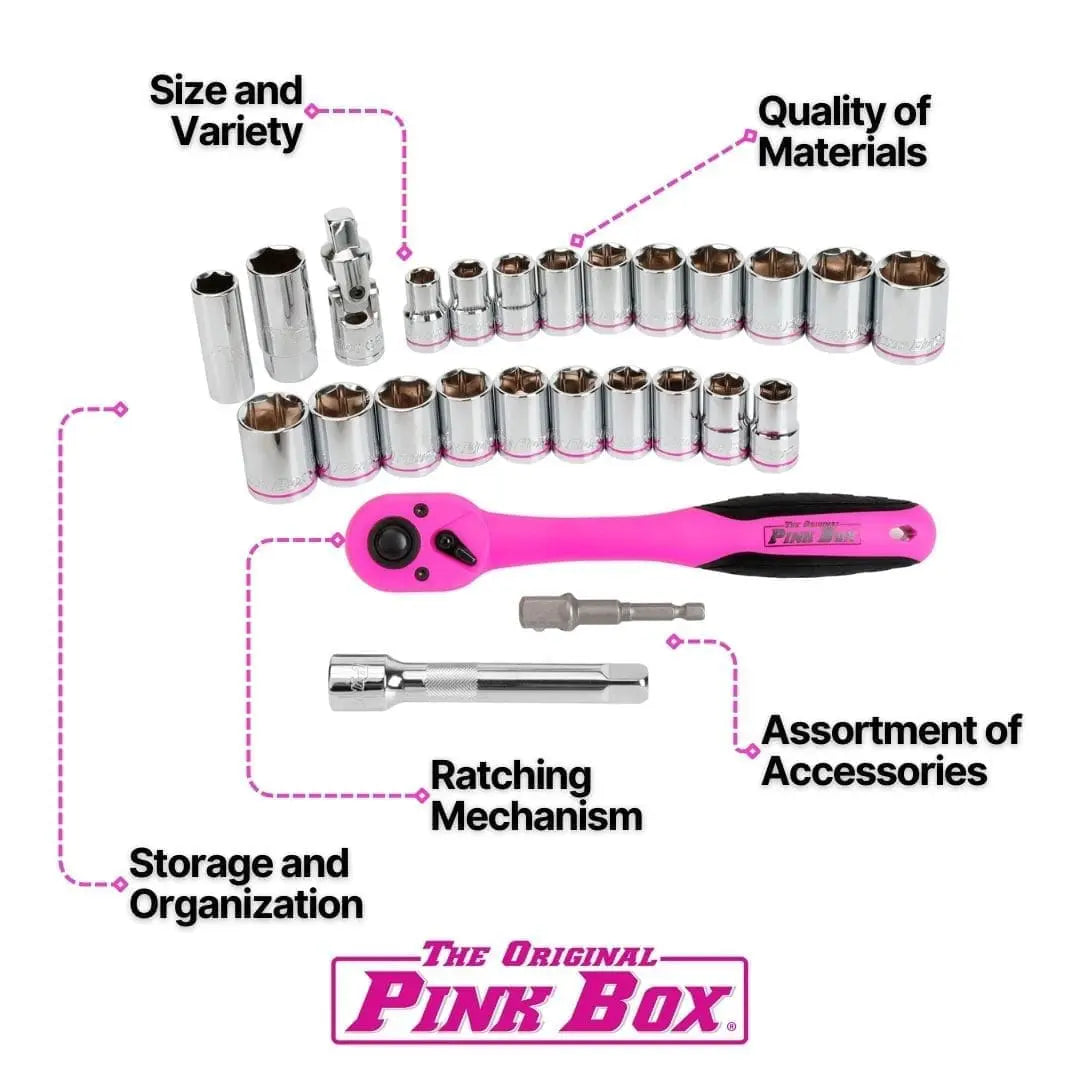 The Original Pink Box ratchet set