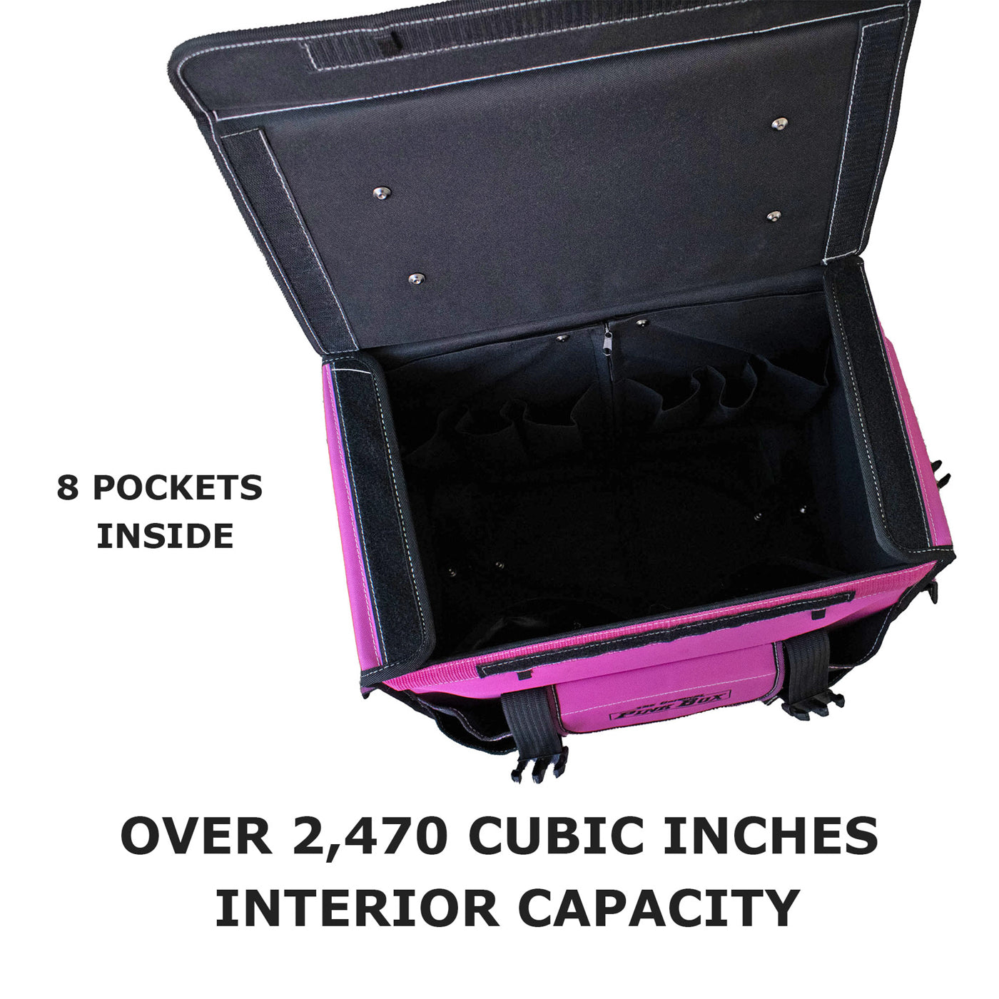 18-Inch Pink Rolling Tool Bag | The Original Pink Box