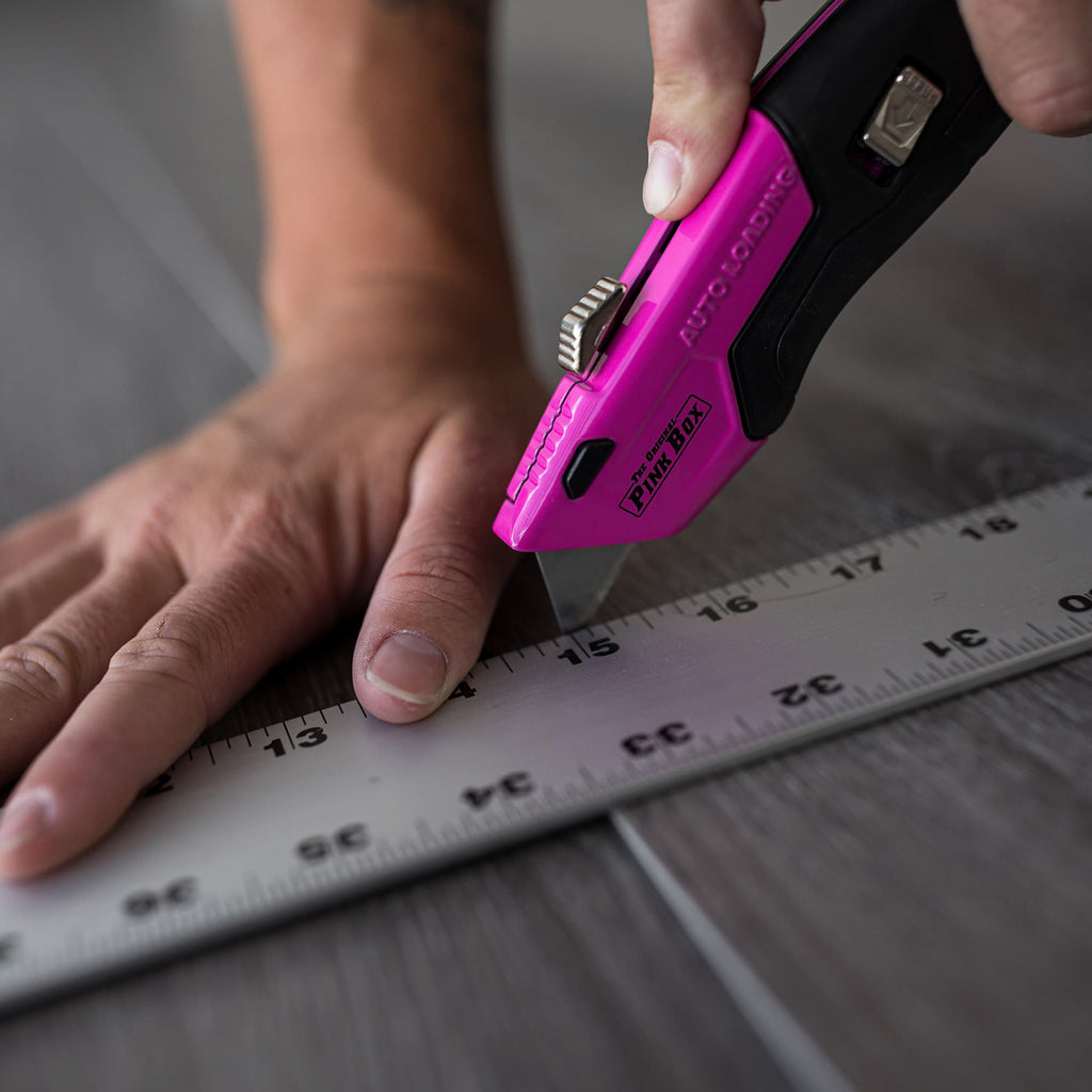 Pink Box Cutter With String Pink Utility Knife Box Cutter | The Original Pink Box