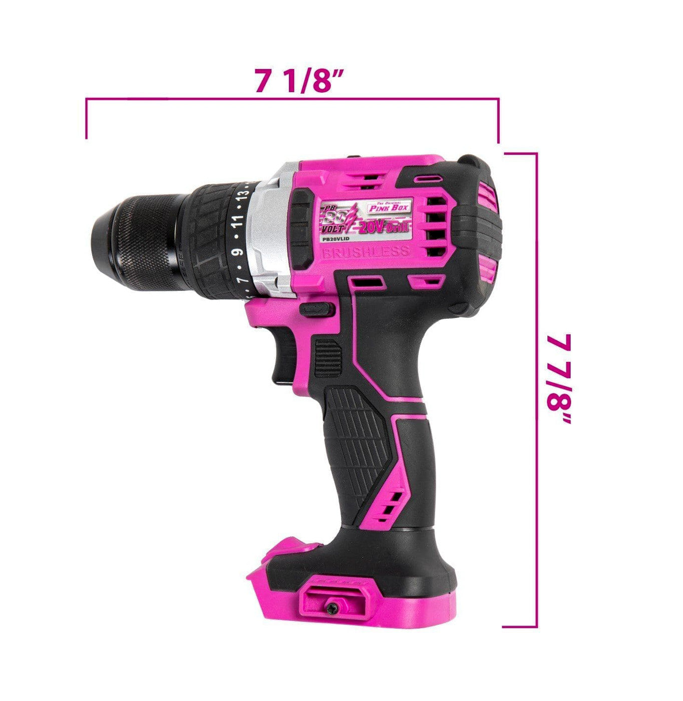 Pink 20V Cordless Drill | The Original Pink Box