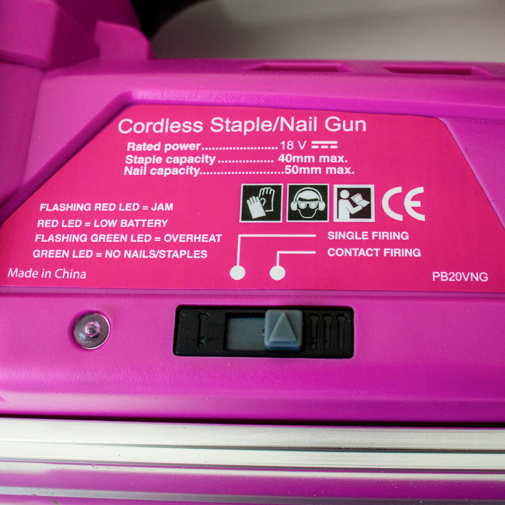 20V Cordless Brad Nailer/Stapler