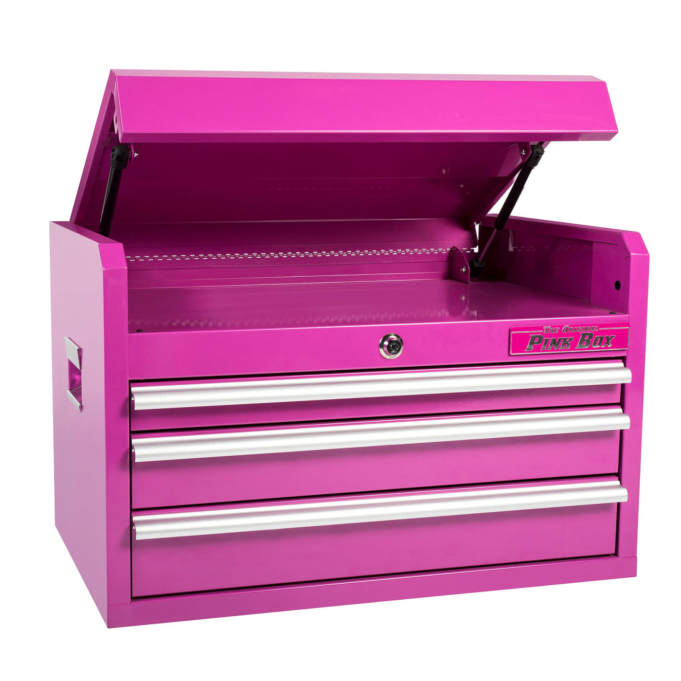 26-Inch 3-Drawer Steel Top Chest | The Original Pink Box