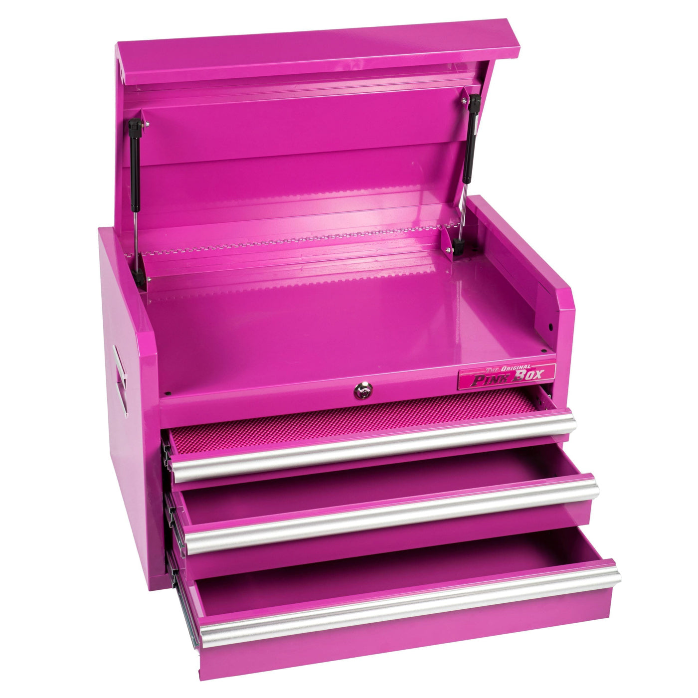 26-Inch 3-Drawer Pink Top Tool Chest | The Original Pink Box