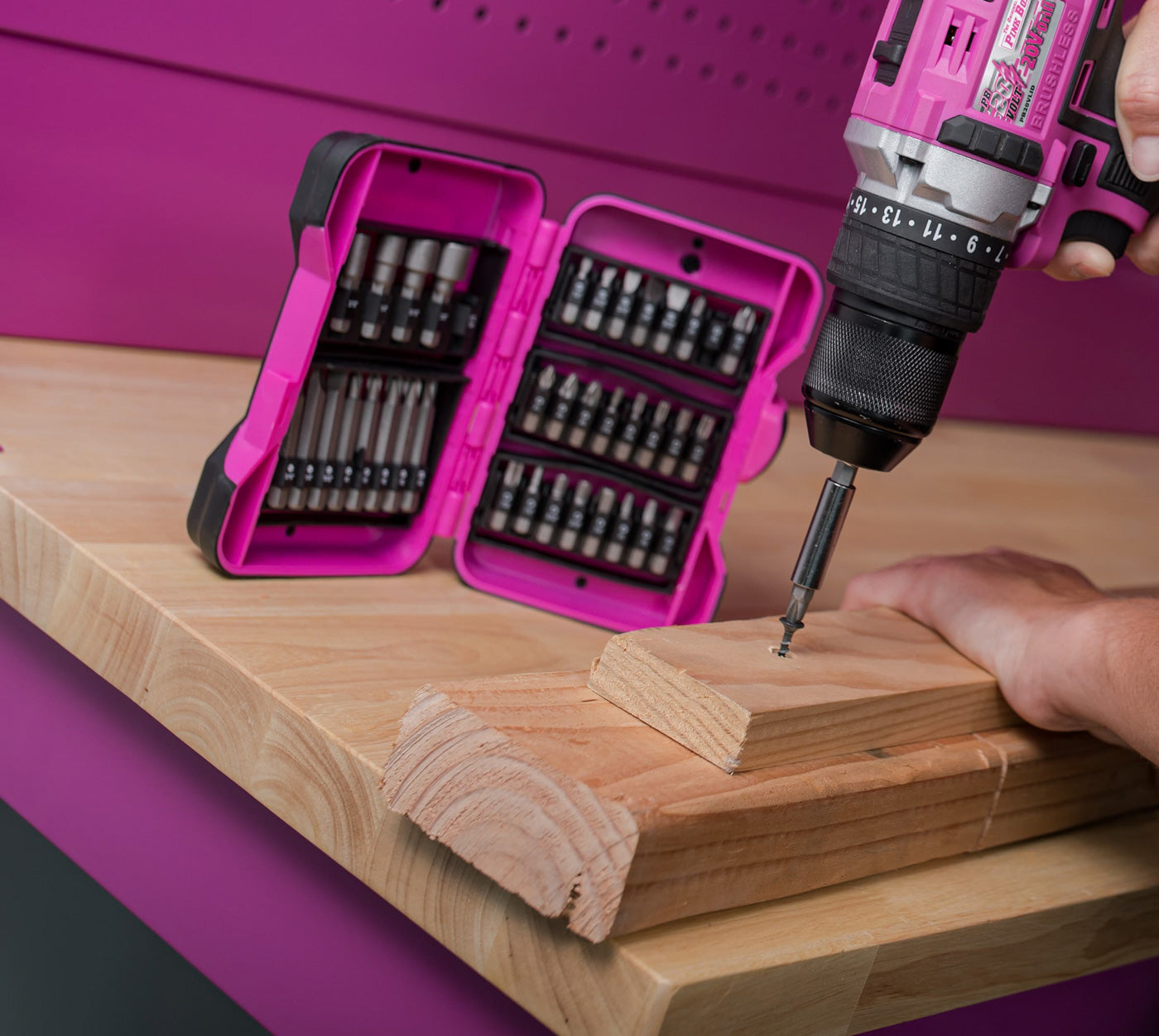 37-Piece Screwdriver Bit Set | The Original Pink Box