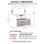 41-Inch 8-Drawer Top Chest