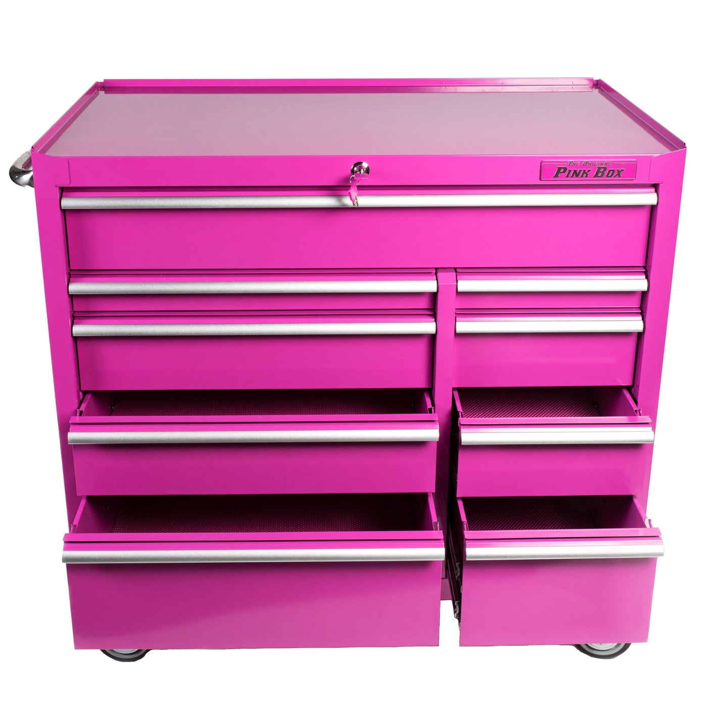 41-Inch 9-Drawer Rolling Bottom Cabinet – The Original Pink Box