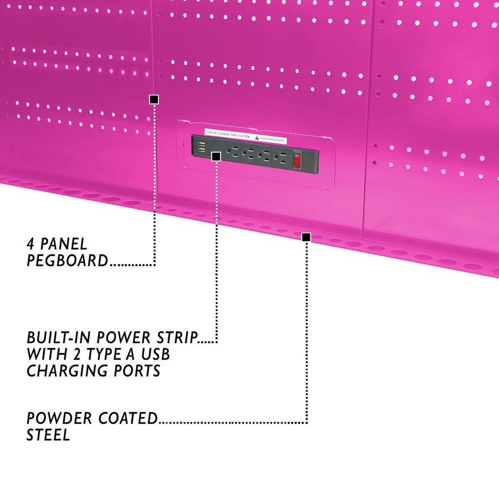 60-Inch 7-Drawer Workstation