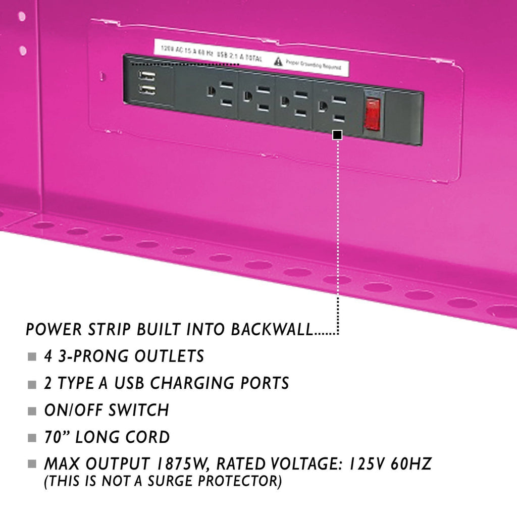 60-Inch 7-Drawer Workstation