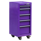 16-Inch 5-Drawer Rolling Salon Cart
