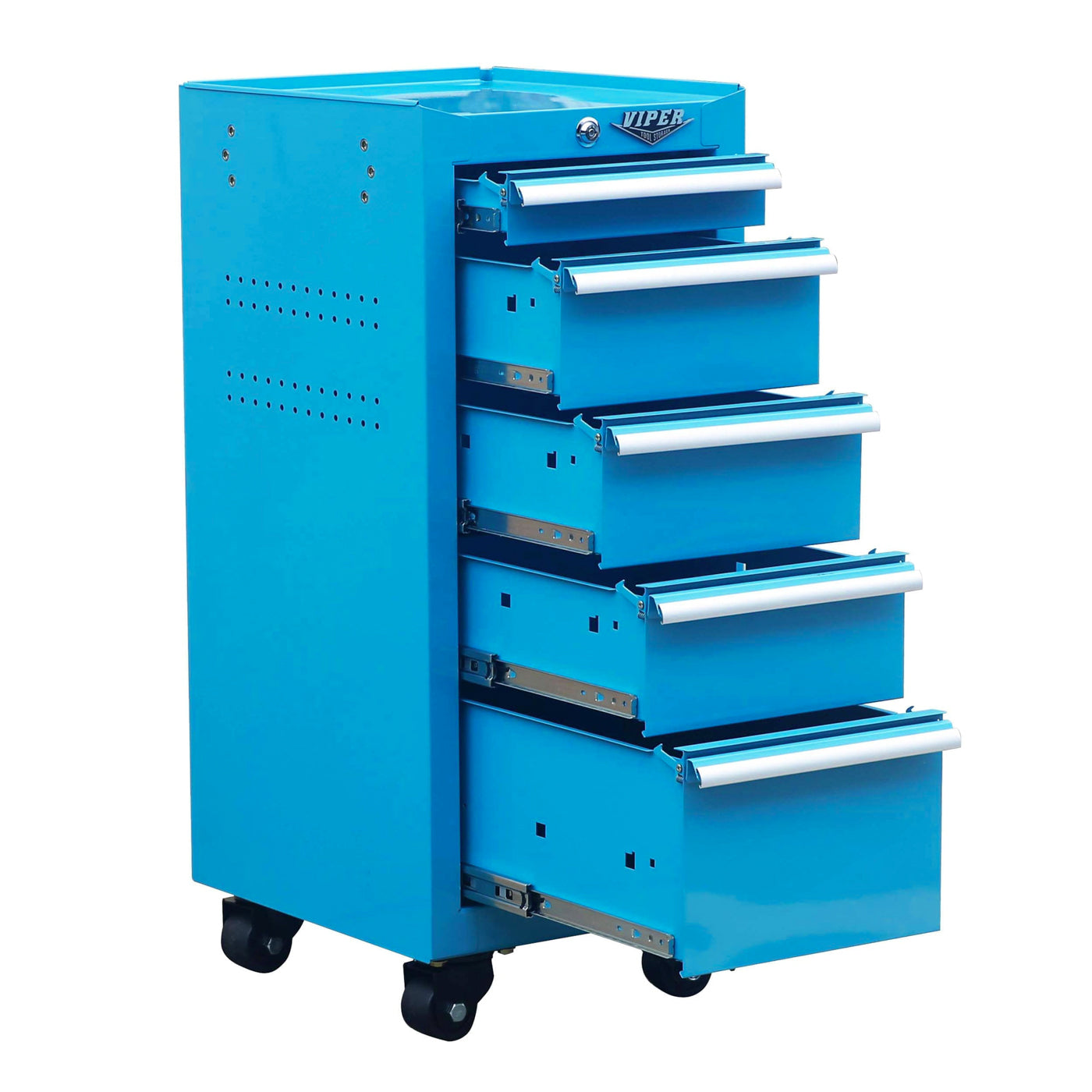 16-Inch 5-Drawer Rolling Salon Cart