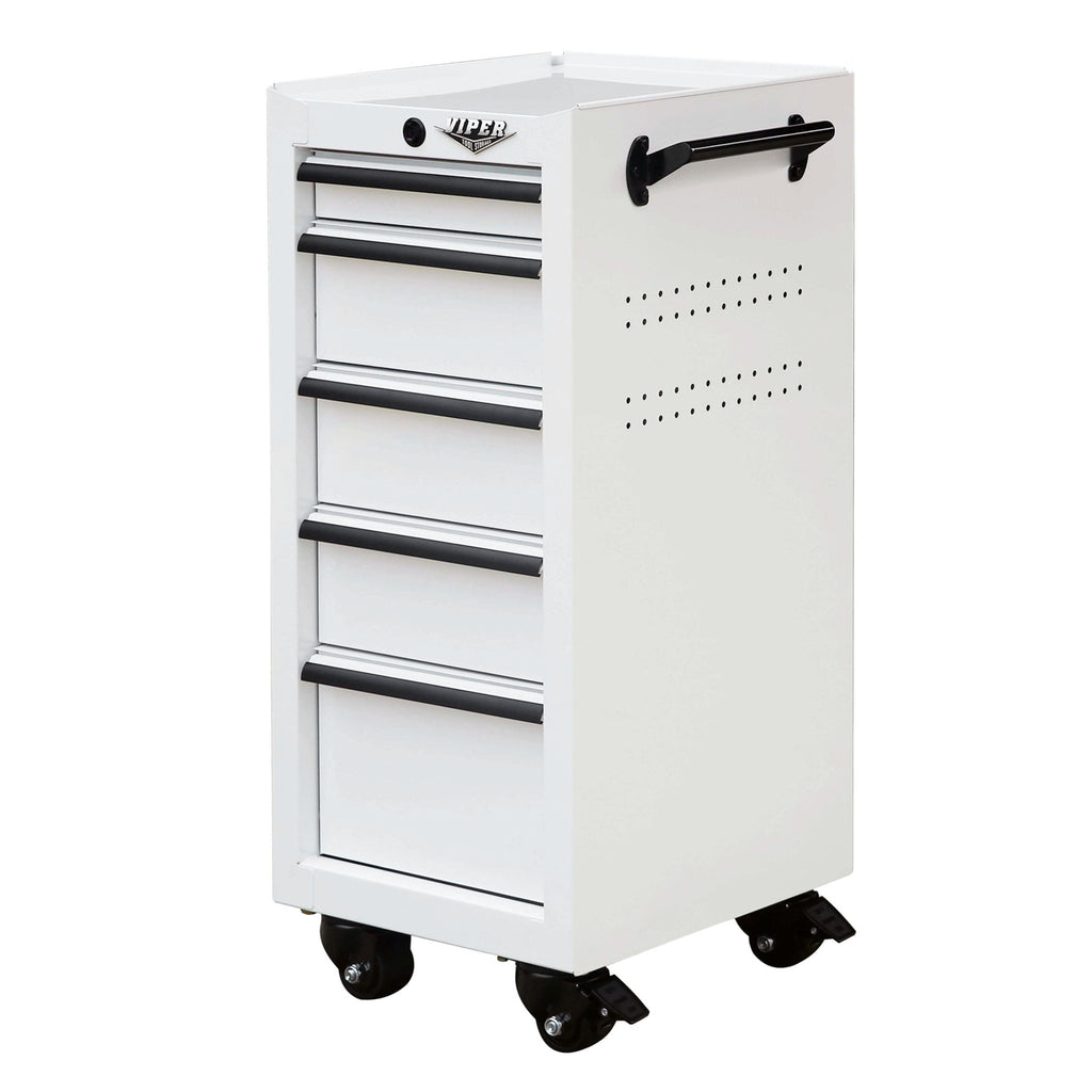 16-Inch 5-Drawer Rolling Salon Cart
