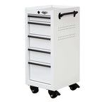 16-Inch 5-Drawer Rolling Salon Cart