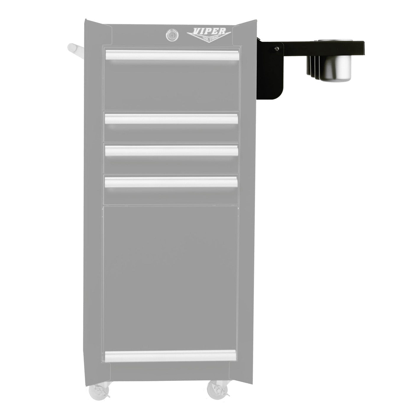 Pink Salon Cart Side Shelf with Power Strip | The Original Pink Box