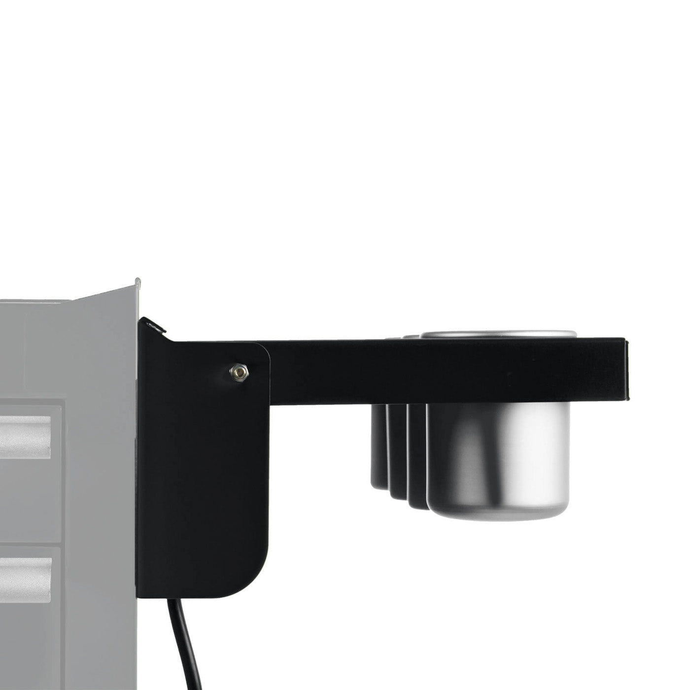 Folding Side Shelf with Power Strip