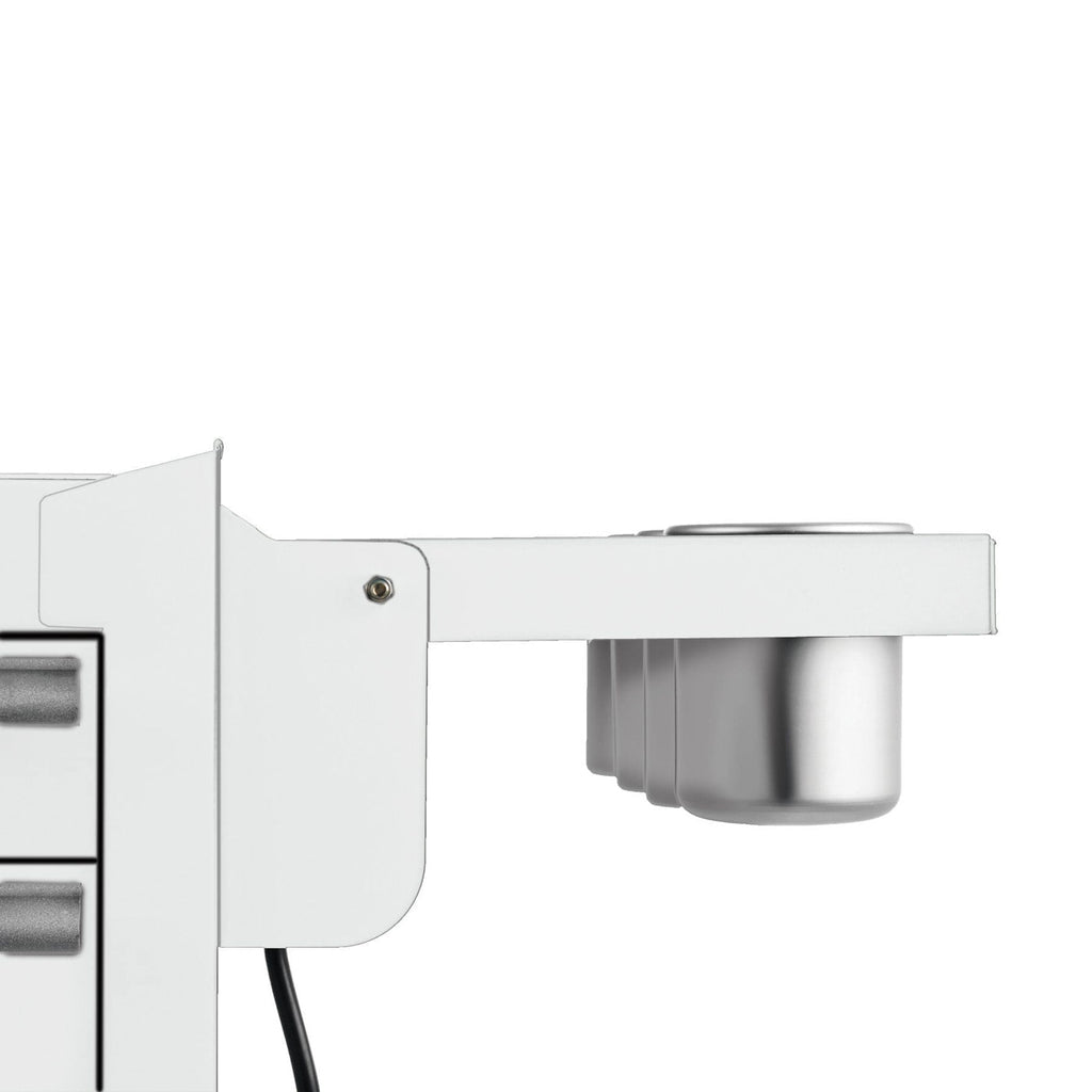 Folding Side Shelf with Power Strip