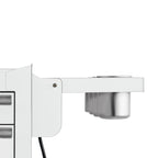 Folding Side Shelf with Power Strip