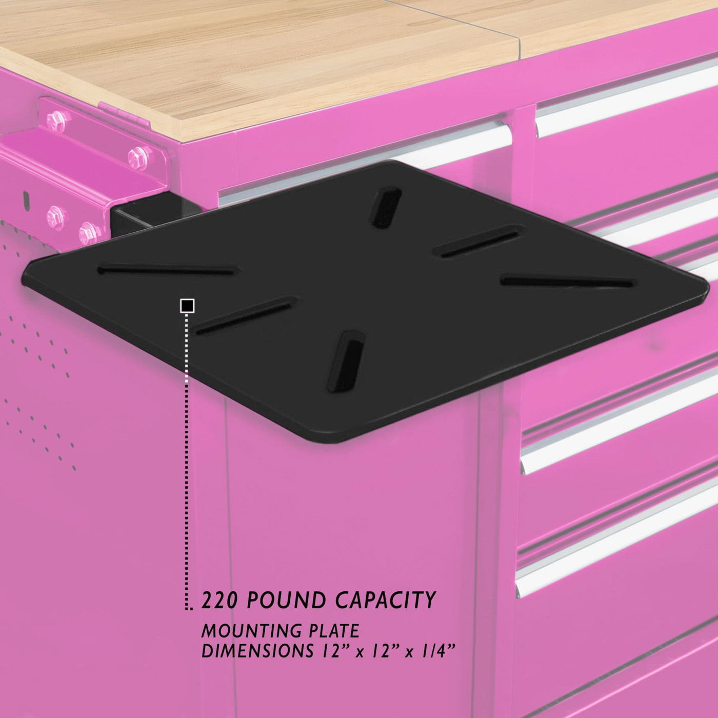 Vise Mount Accessory for 60-Inch 7-Drawer Workstation – The Vise Mount Accessory for 60-Inch 7-Drawer Workstation – The