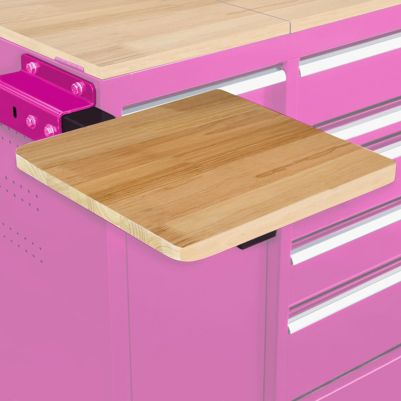 Wood Shelf Bracket for 60-Inch 7-Drawer Workstation